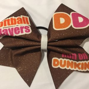 SOFTBALL PLAYERS RUN ON DUNKIN'