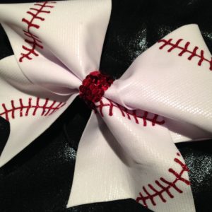 Baseball Bow with Laces